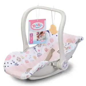 Крісло-переноска для ляльки BABY BORN 2 в 1 – КВІТКОВИЙ СТИЛЬ (838518)