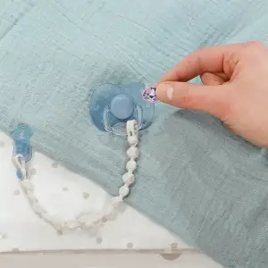 Пустышка для куклы BABY BORN на клипсе (голубая) (838679-1)