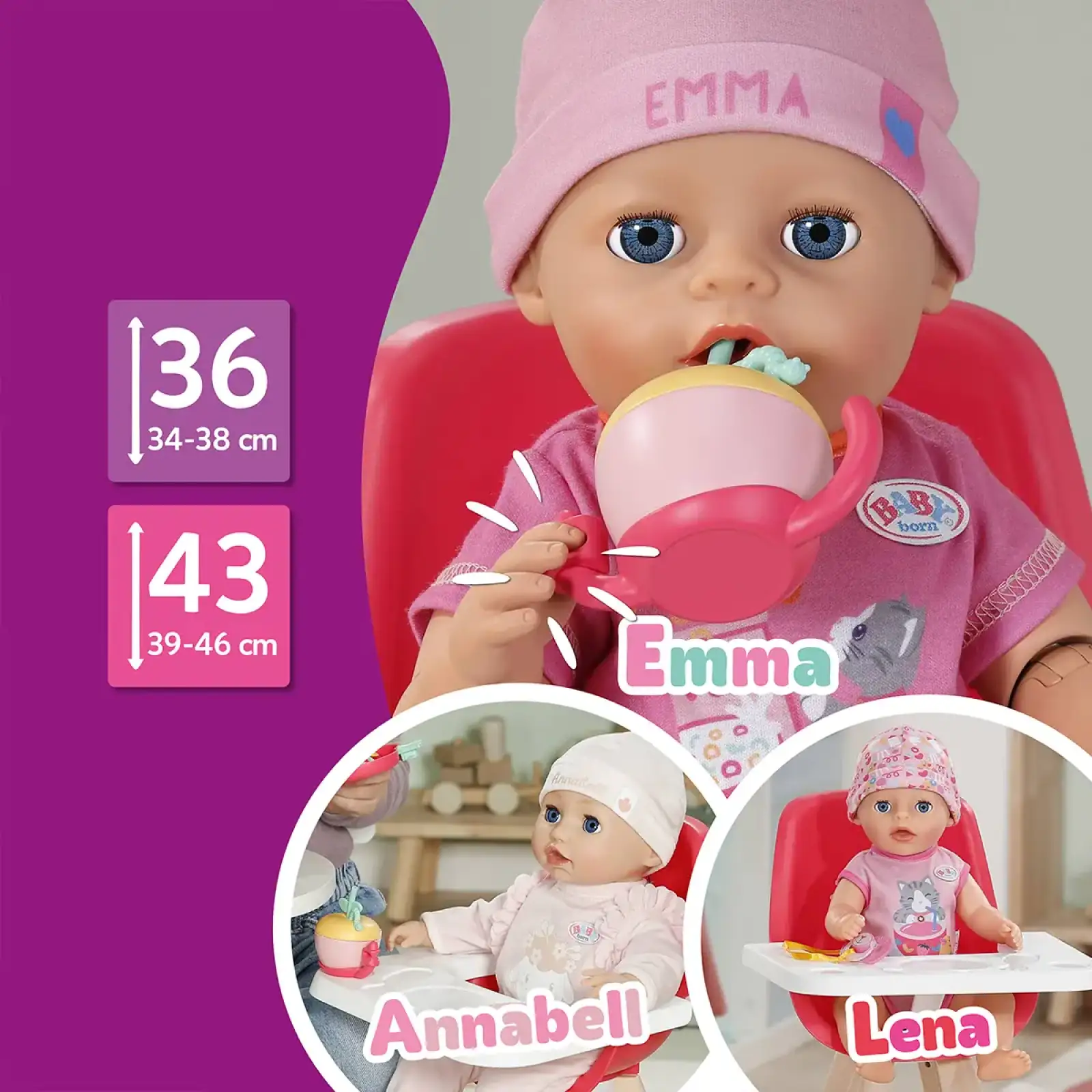 Набор посуды для куклы BABY BORN серии 