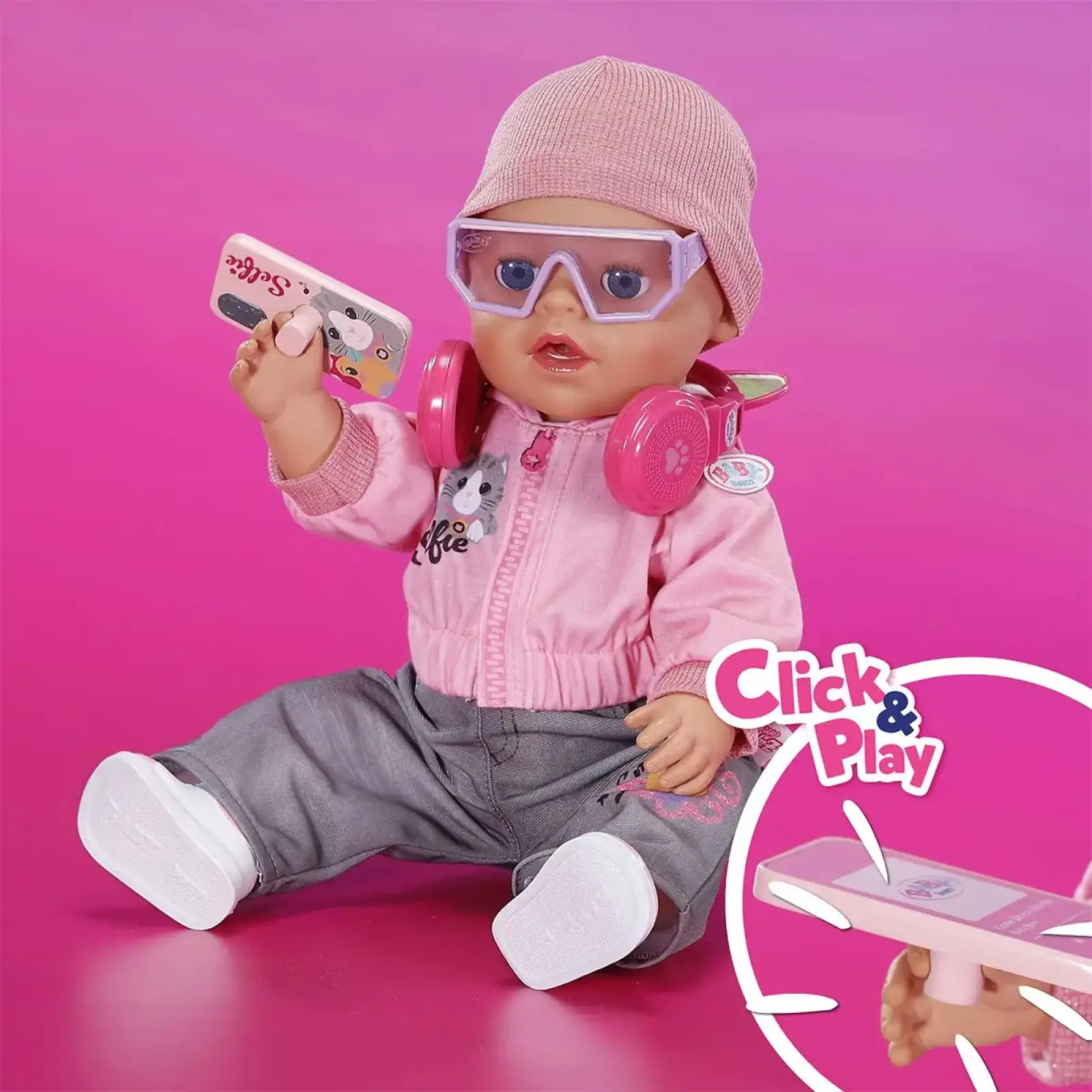 Набор одежды и аксессуаров для куклы BABY BORN – КРУТАЯ ДЕВОЧКА (840009)