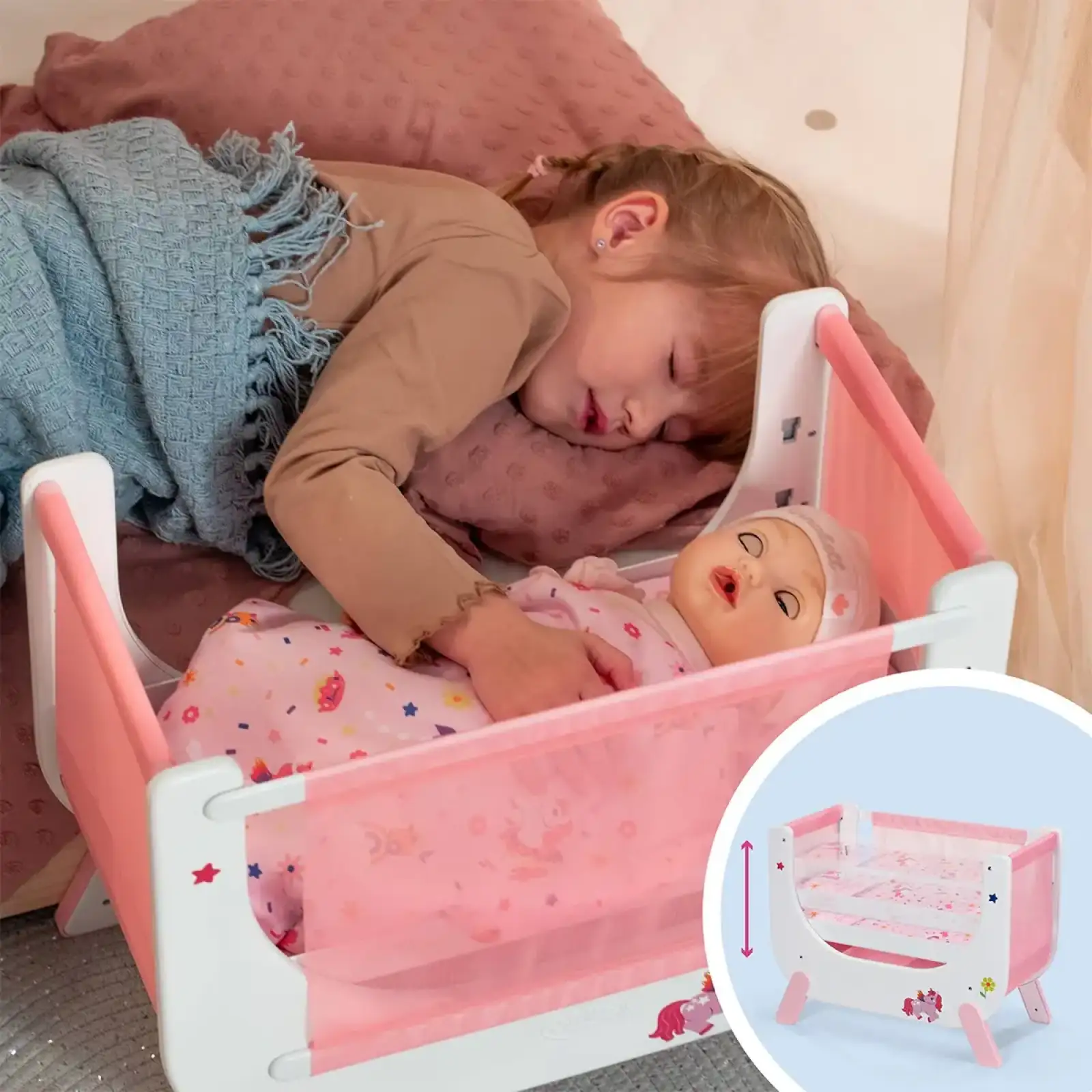 Кроватка для куклы BABY BORN – СНЫ ЕДИНОРОГА (840993)