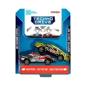 Набор игровых машинок Flip'ems - КРУТОЙ ПЕРЕВОРОТ (2 шт., ассорти) TechnoDrive (1311)