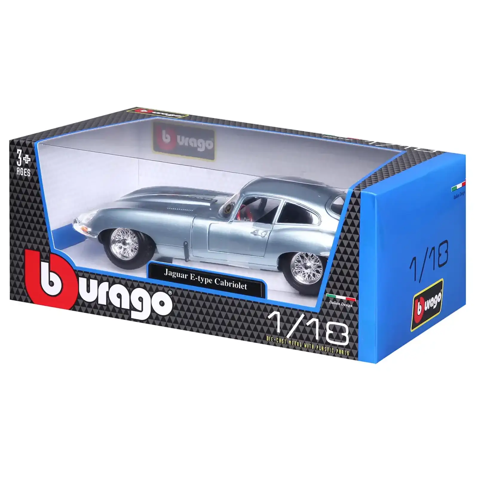 Автомодель JAGUAR E-TYPE COUPE (1961) (1:18) Bburago (18-12044)