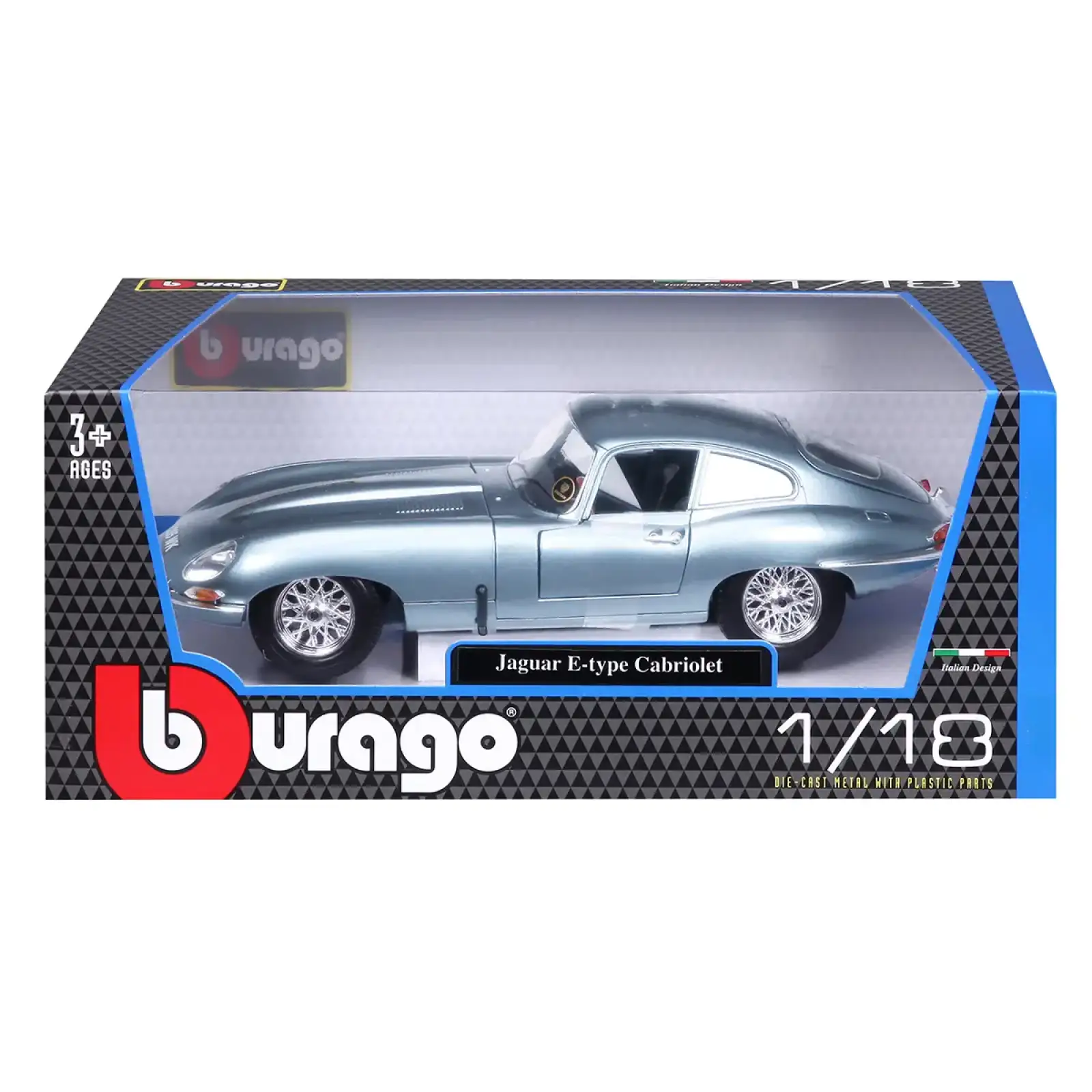 Автомодель JAGUAR E-TYPE COUPE (1961) (1:18) Bburago (18-12044)