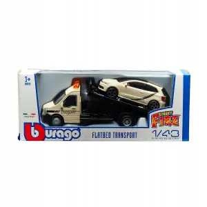 Ігровий набір - АВТОПЕРЕВІЗНИК автомоделлю VW Polo GTI Mark 5 Bburago (18-31403)