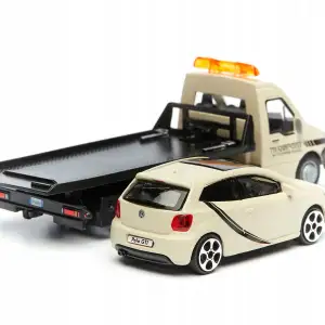 Ігровий набір - АВТОПЕРЕВІЗНИК автомоделлю VW Polo GTI Mark 5 Bburago (18-31403)