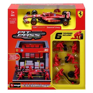 Ігровий набір - PIT PASS FERRARI SF-24 (1:43) Bburago (18-36862 (#16))