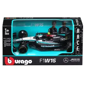 Автомодель MERCEDES-AMG F1 W15 PERFORMANCE (2024) (1:43) Bburago (18-38208)