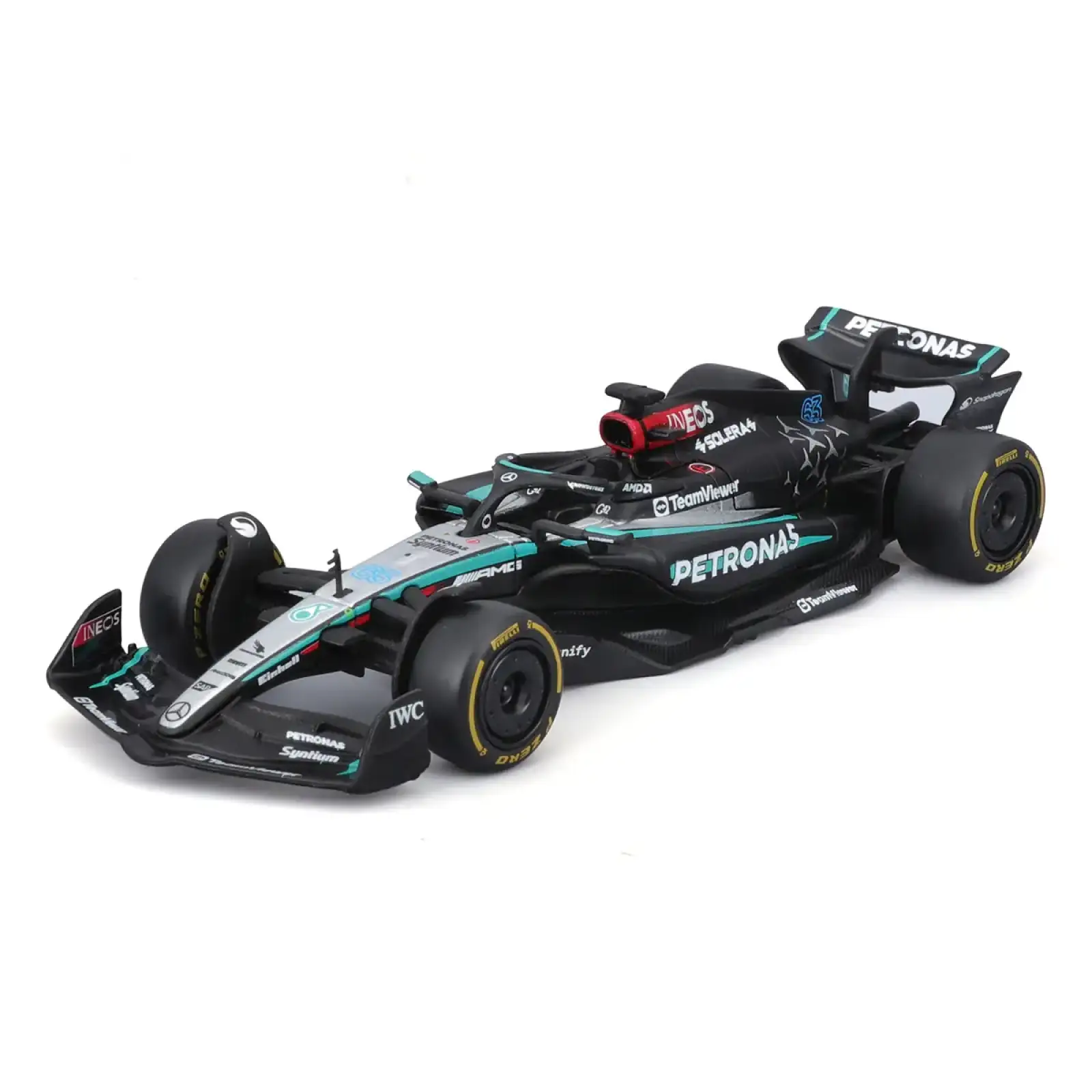 Автомодель MERCEDES-AMG F1 W15 PERFORMANCE (2024) (1:43) Bburago (18-38208)