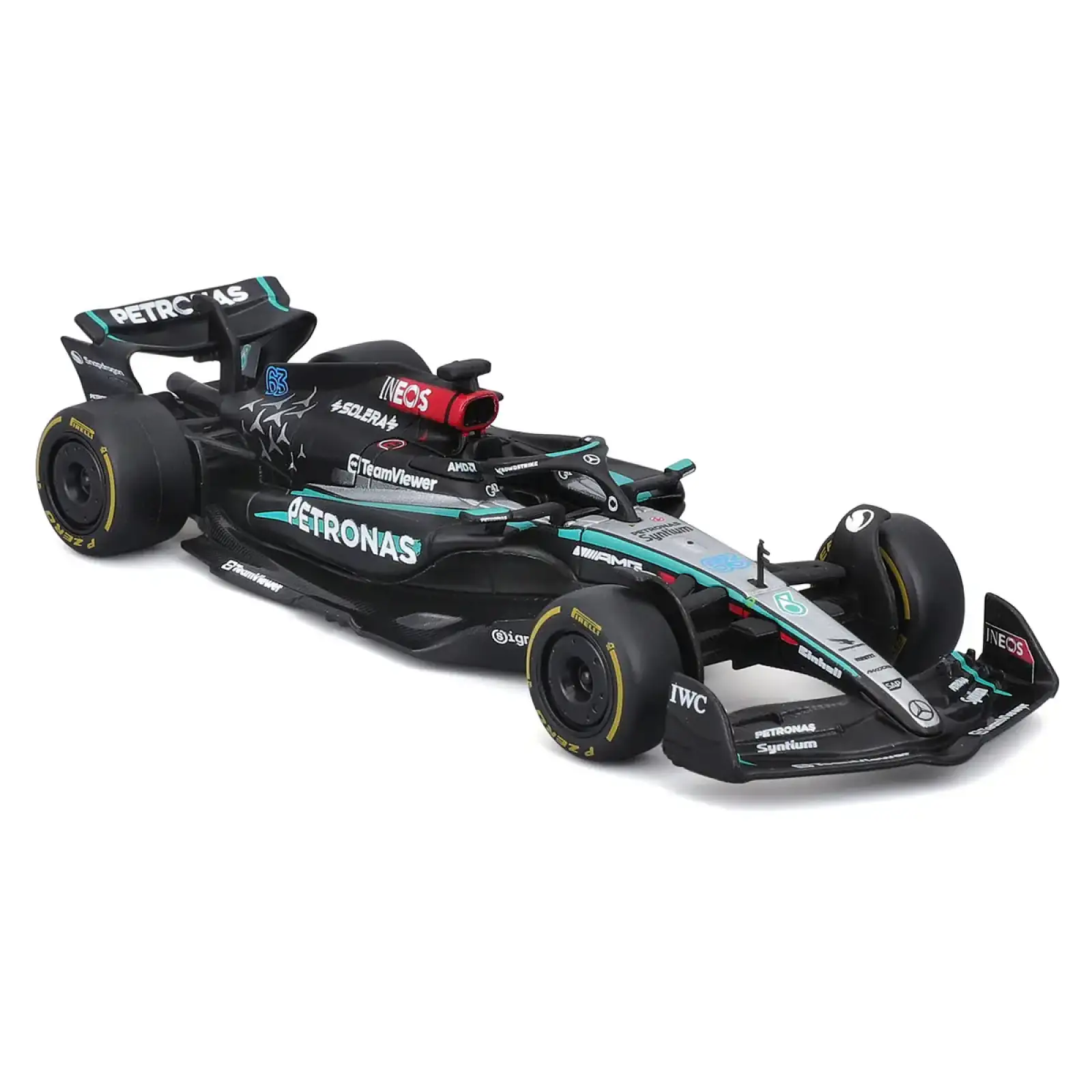 Автомодель MERCEDES-AMG F1 W15 PERFORMANCE (2024) (1:43) Bburago (18-38208)