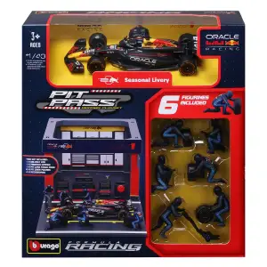 Ігровий набір - PIT PASS ORACLE RED BULL RACING RB20 (1:43) Bburago (18-38453 (#1))