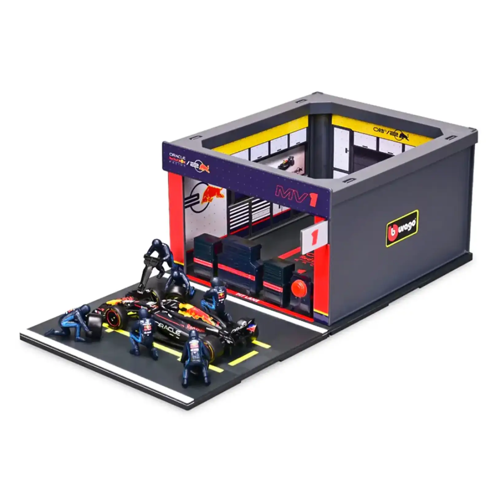 Ігровий набір - PIT PASS ORACLE RED BULL RACING RB20 (1:43) Bburago (18-38453 (#1))