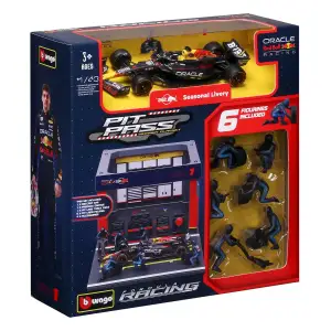 Ігровий набір - PIT PASS ORACLE RED BULL RACING RB20 (1:43) Bburago (18-38453 (#1))