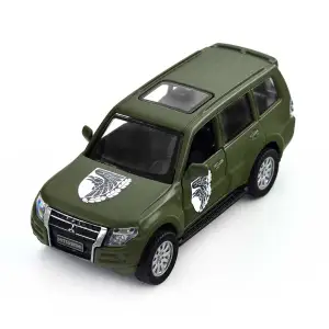 Автомодель серии "Шевроны Героев" - MITSUBISHI PAJERO 4WD TURBO - "93 ОМБр" TechnoDrive (250283M)