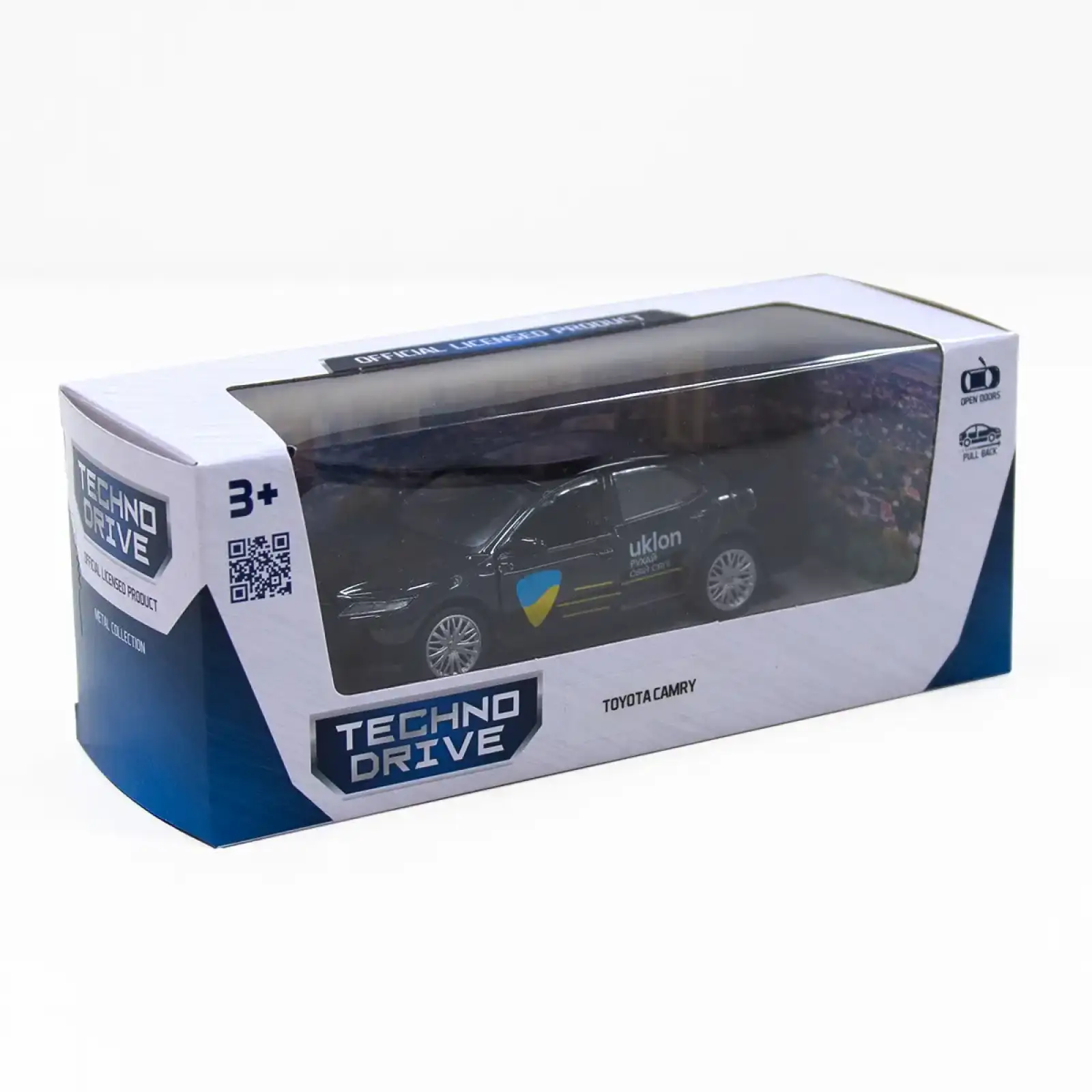 Автомодель TOYOTA CAMRY UKLON (черный) TechnoDrive (250292)
