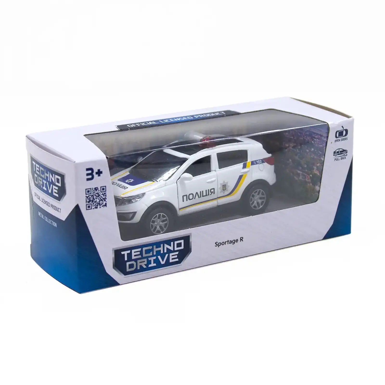 Автомодель - KIA SPORTAGE R-ПОЛІЦІЯ TechnoDrive (250293)