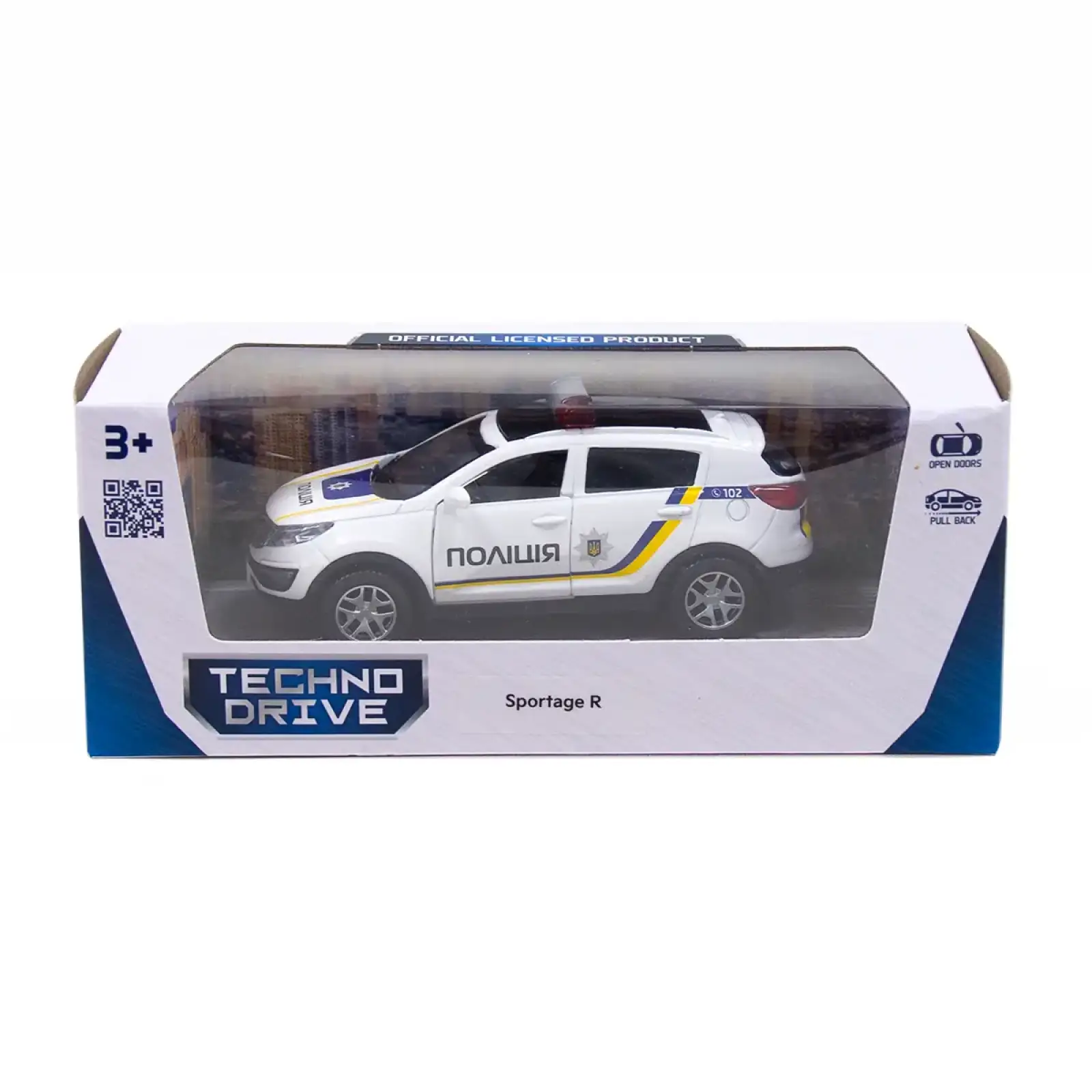 Автомодель - KIA SPORTAGE R-ПОЛІЦІЯ TechnoDrive (250293)