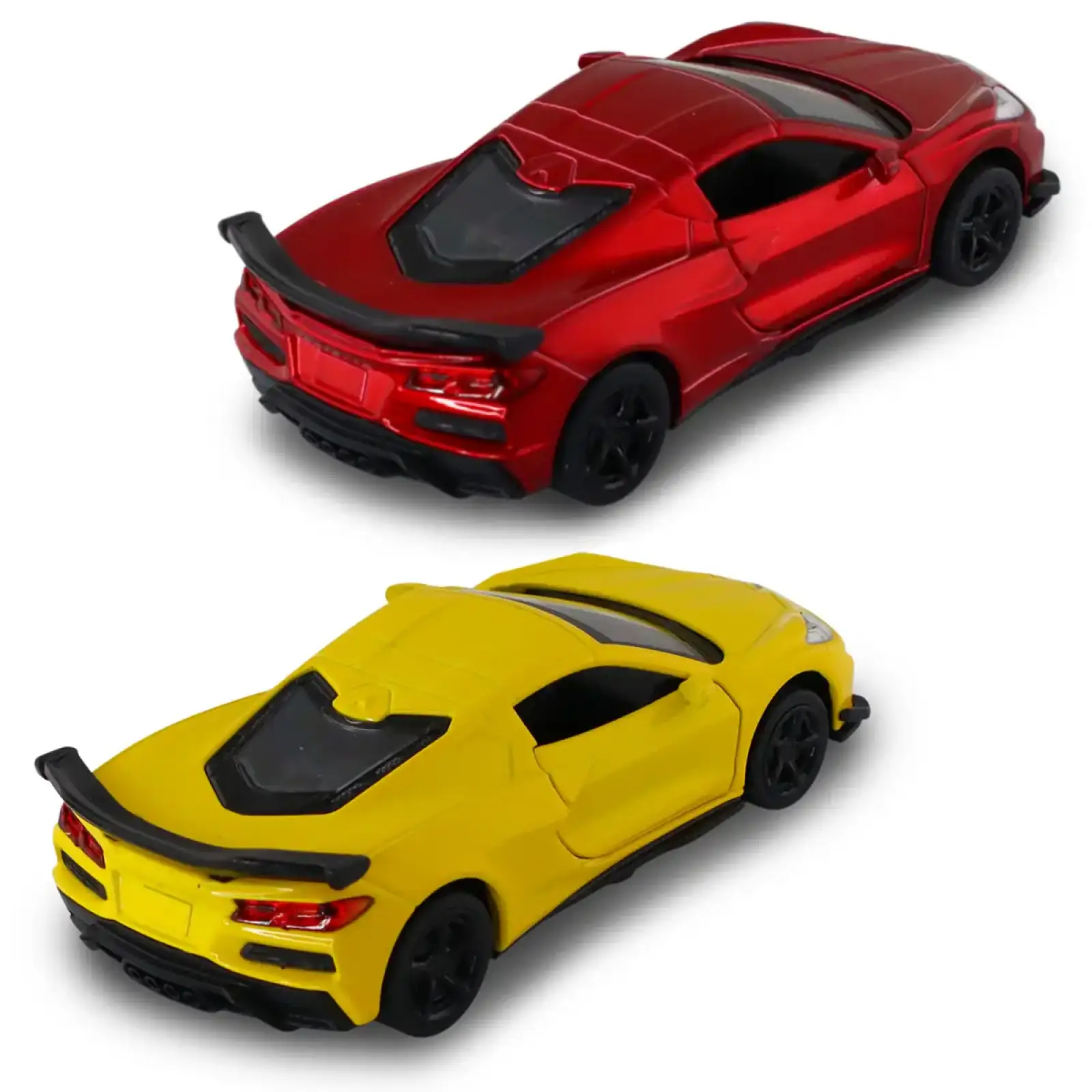 Автомодель CHEVROLET CORVETTE C8 Z06 2024 (желтый, красный) TechnoDrive (250310)