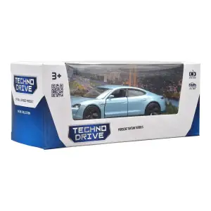 Автомодель - PORSCHE TAYCAN TURBO S (синій) TechnoDrive (250335U)