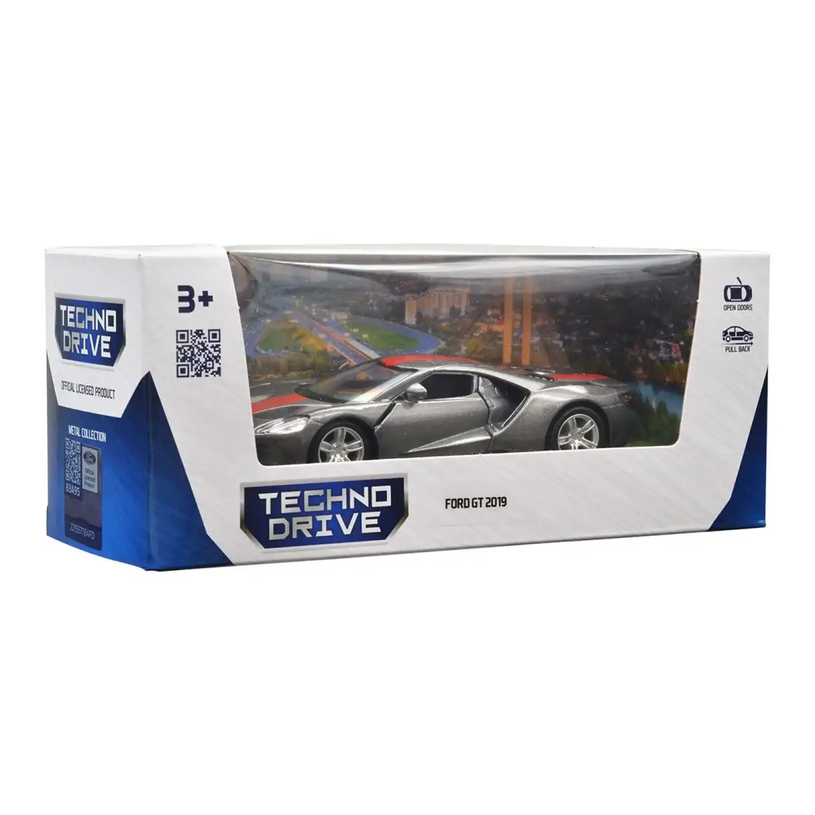 Автомодель - FORD GT 2019 (сірий) TechnoDrive (250338U)