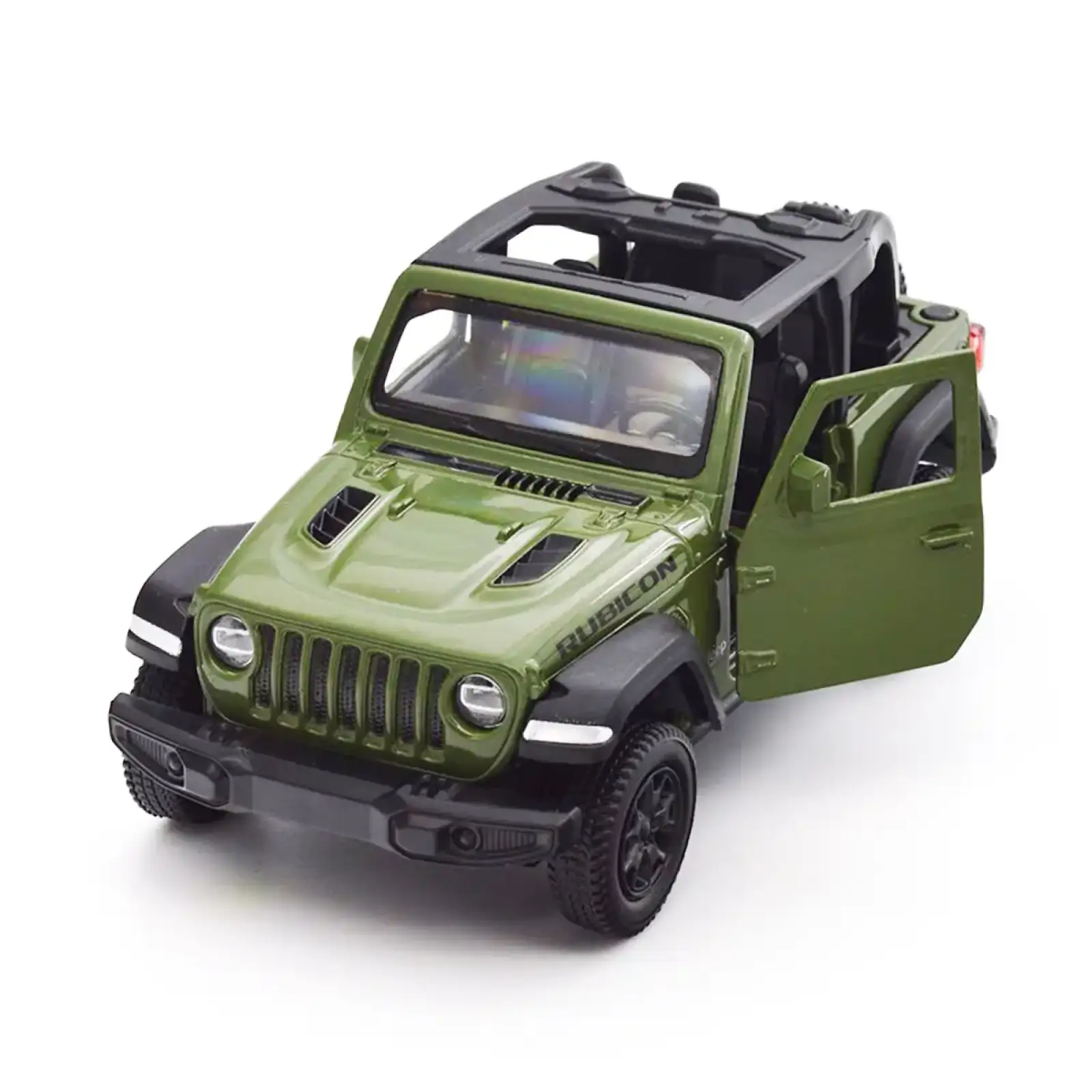 Автомодель - JEEP WRANGLER RUBICON 2021 (зелений) TechnoDrive (250339U)