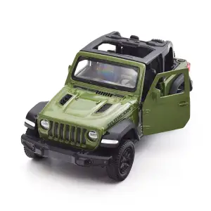 Автомодель - JEEP WRANGLER RUBICON 2021 (зелений) TechnoDrive (250339U)