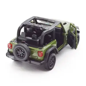 Автомодель - JEEP WRANGLER RUBICON 2021 (зелений) TechnoDrive (250339U)