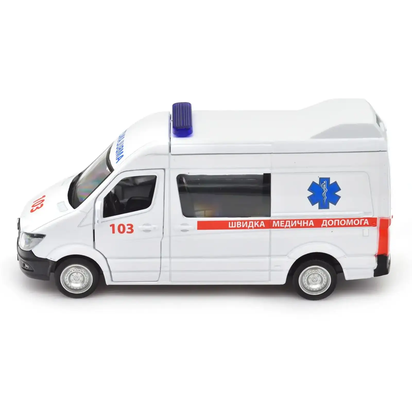 Автомодель MERCEDES BENZ SPRINTER СКОРАЯ ПОМОЩЬ TechnoDrive (250344U)