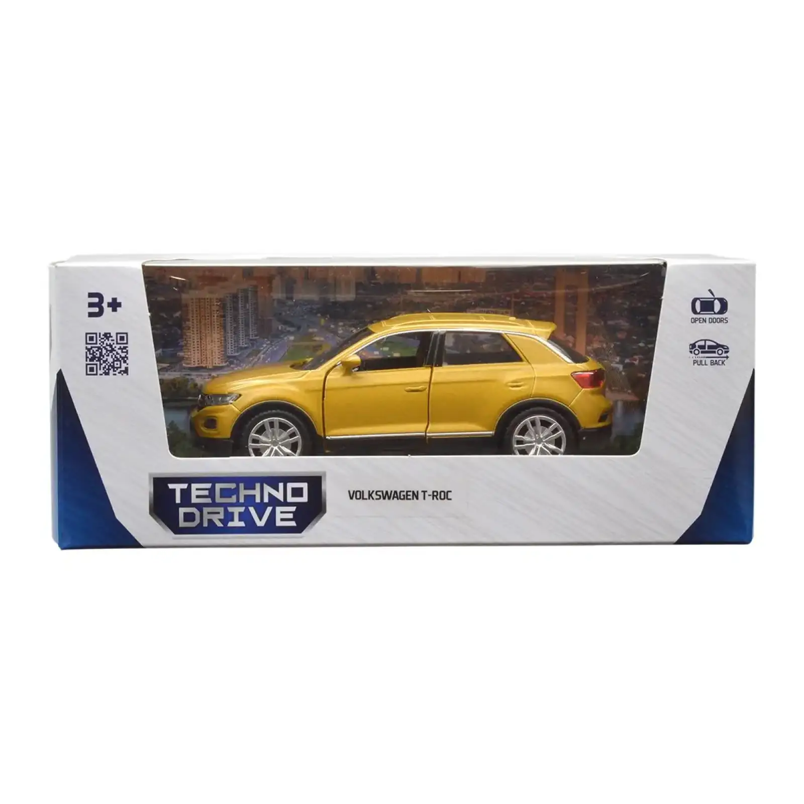 Автомодель - VOLKSWAGEN T-ROC 2017 (золотий) TechnoDrive (250345U)