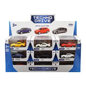 Автомодели - МИНИ-МОДЕЛИ В ДИСПЛЕЕ (ассорти, ассорт. А, 1:64) TechnoDrive (250348U)
