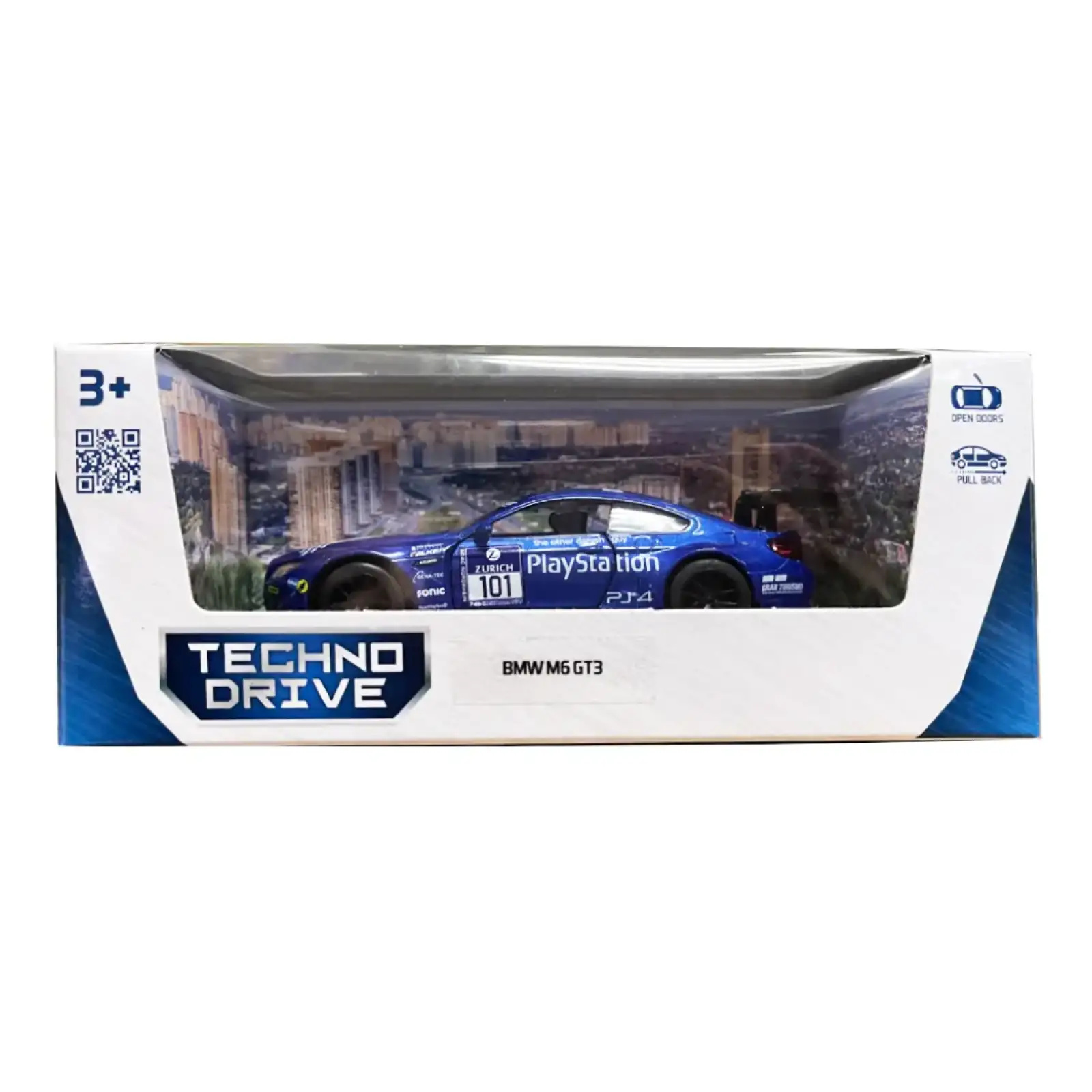 Автомодель – BMW M6 GT3 (синій) TechnoDrive (250353)