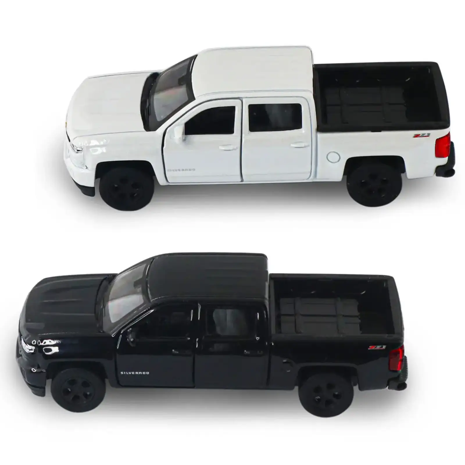 Автомодель CHEVROLET SILVERADO 2017 (перламутрово-белый, черный) TechnoDrive (250381W)