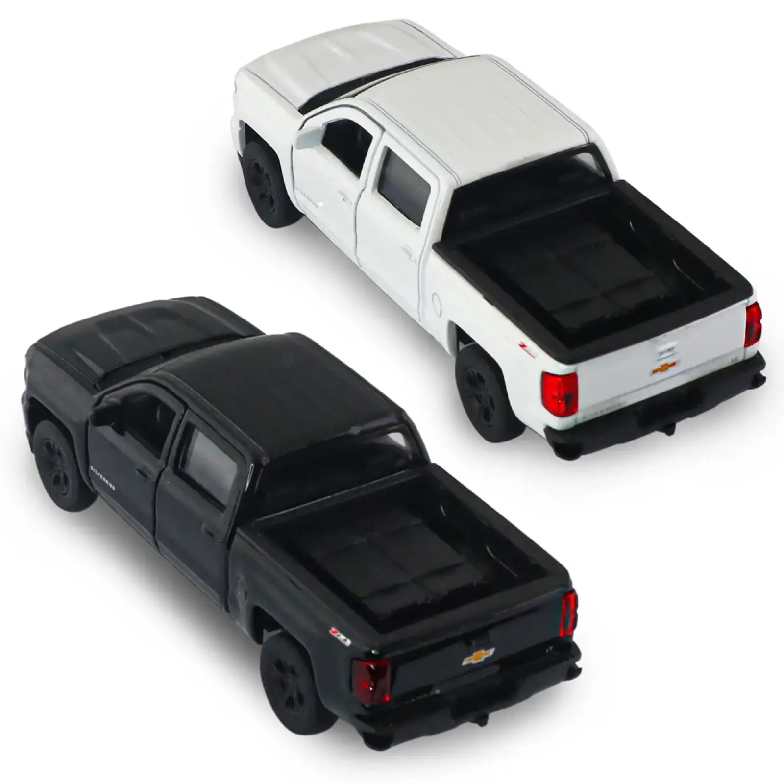 Автомодель CHEVROLET SILVERADO 2017 (перламутрово-белый, черный) TechnoDrive (250381W)