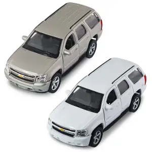 Автомодель CHEVROLET TAHOE 2008 (белый, серый) TechnoDrive (250382W)