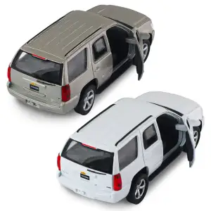 Автомодель CHEVROLET TAHOE 2008 (белый, серый) TechnoDrive (250382W)
