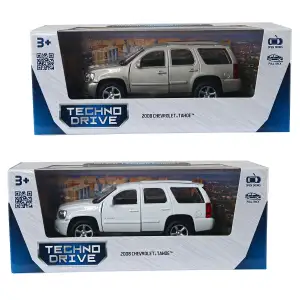Автомодель CHEVROLET TAHOE 2008 (белый, серый) TechnoDrive (250382W)