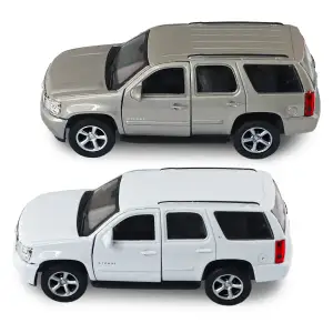 Автомодель CHEVROLET TAHOE 2008 (белый, серый) TechnoDrive (250382W)
