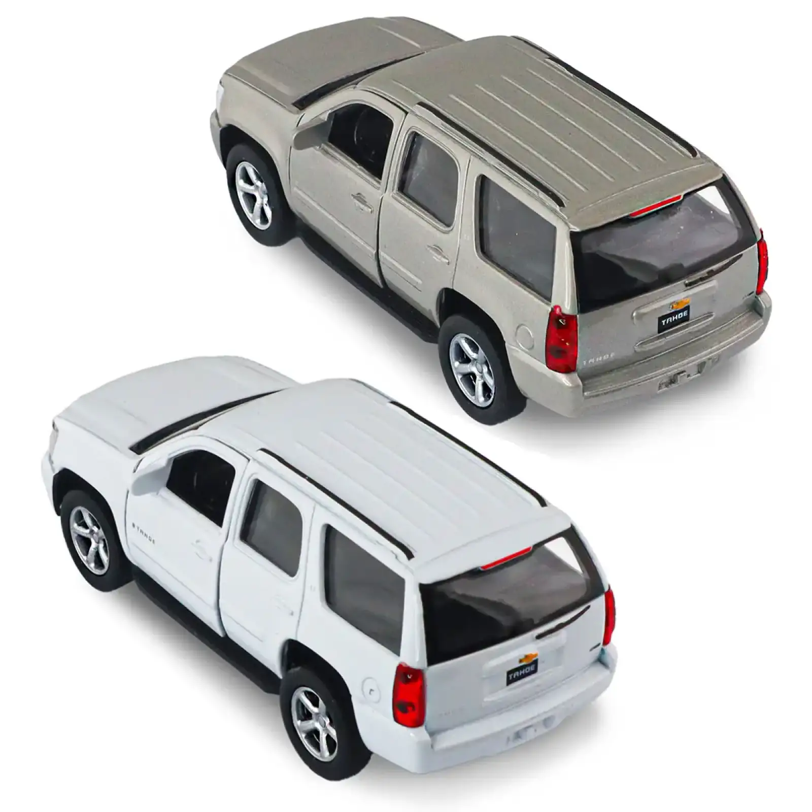 Автомодель CHEVROLET TAHOE 2008 (белый, серый) TechnoDrive (250382W)