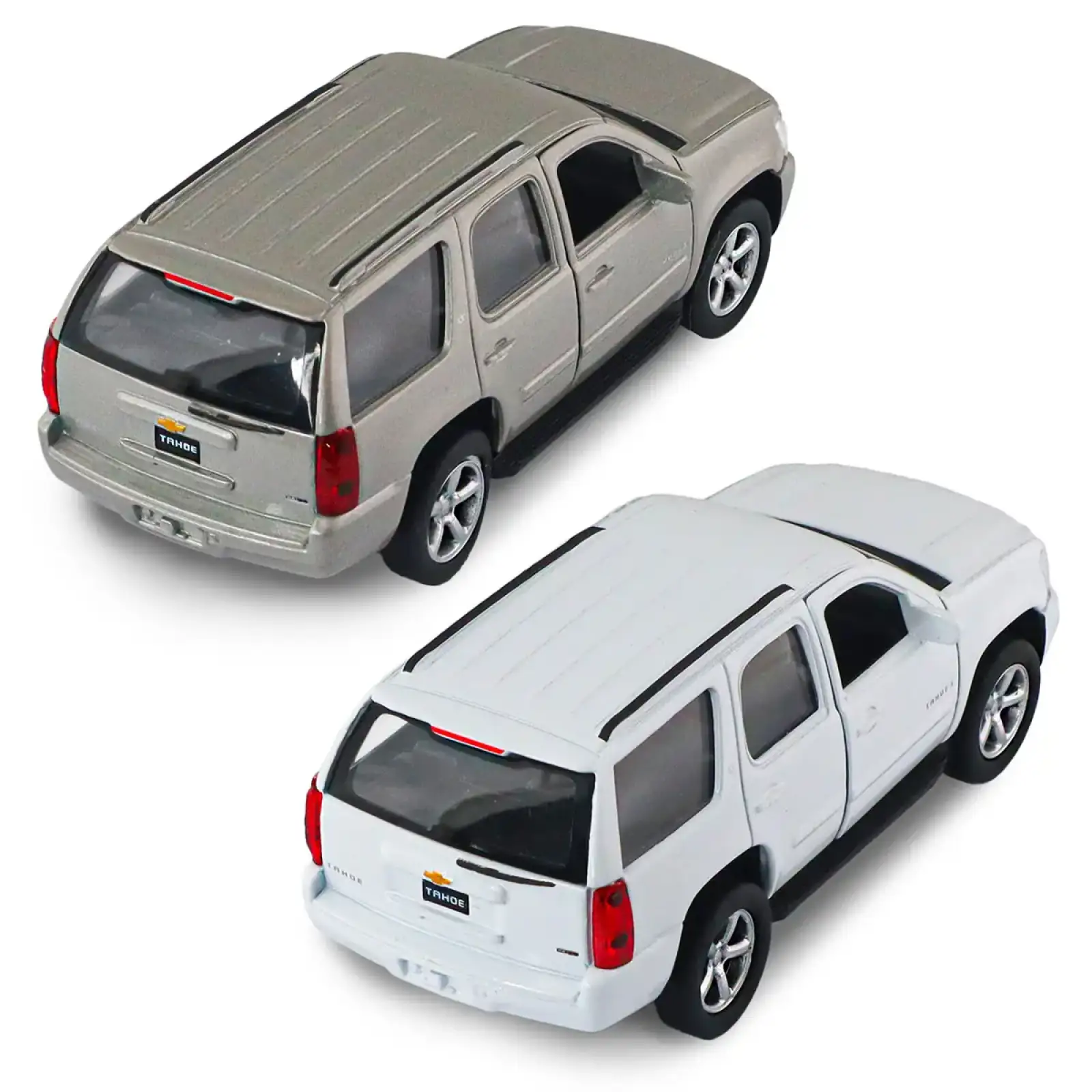 Автомодель CHEVROLET TAHOE 2008 (белый, серый) TechnoDrive (250382W)