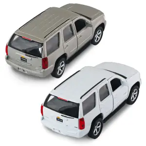Автомодель CHEVROLET TAHOE 2008 (белый, серый) TechnoDrive (250382W)