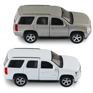 Автомодель CHEVROLET TAHOE 2008 (белый, серый) TechnoDrive (250382W)
