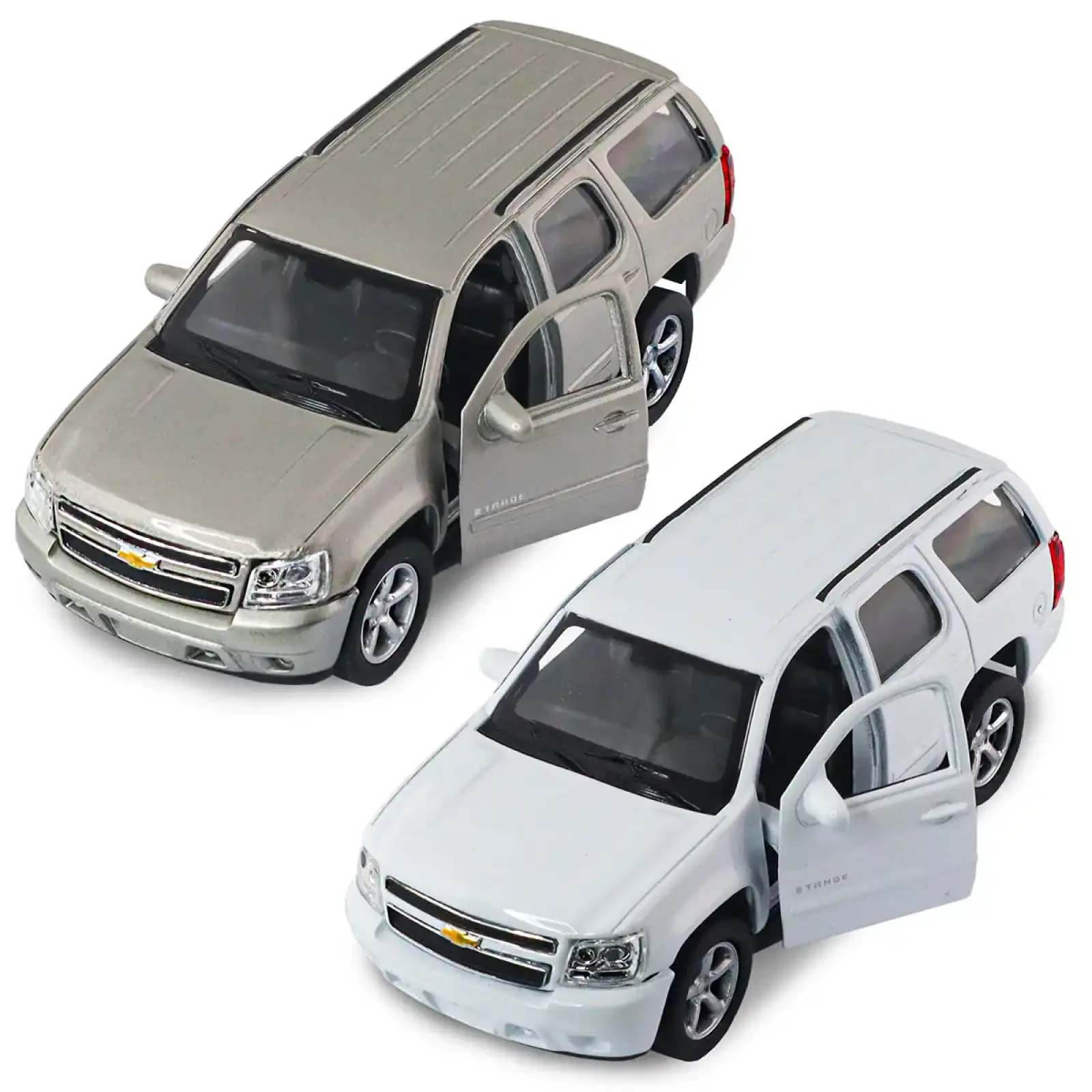 Автомодель CHEVROLET TAHOE 2008 (белый, серый) TechnoDrive (250382W)