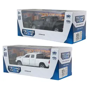 Автомодель - RAM 1500 2019 (білий, чорний) TechnoDrive (250385W)