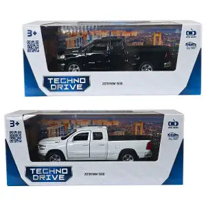 Автомодель - RAM 1500 2019 (білий, чорний) TechnoDrive (250385W)