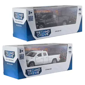 Автомодель - RAM 1500 2019 (білий, чорний) TechnoDrive (250385W)