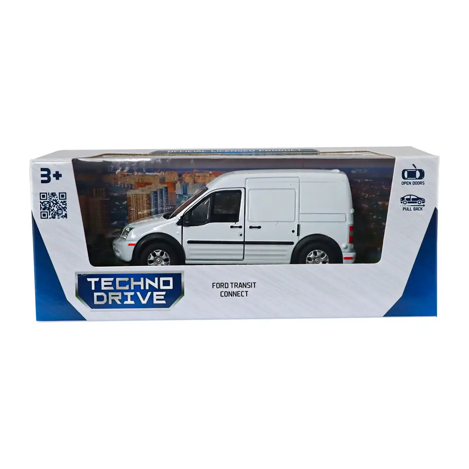 Автомодель FORD TRANSIT CONNECT (белый) TechnoDrive (250386W)