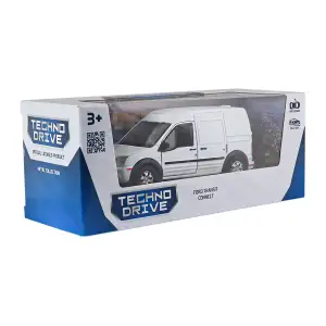 Автомодель FORD TRANSIT CONNECT (белый) TechnoDrive (250386W)