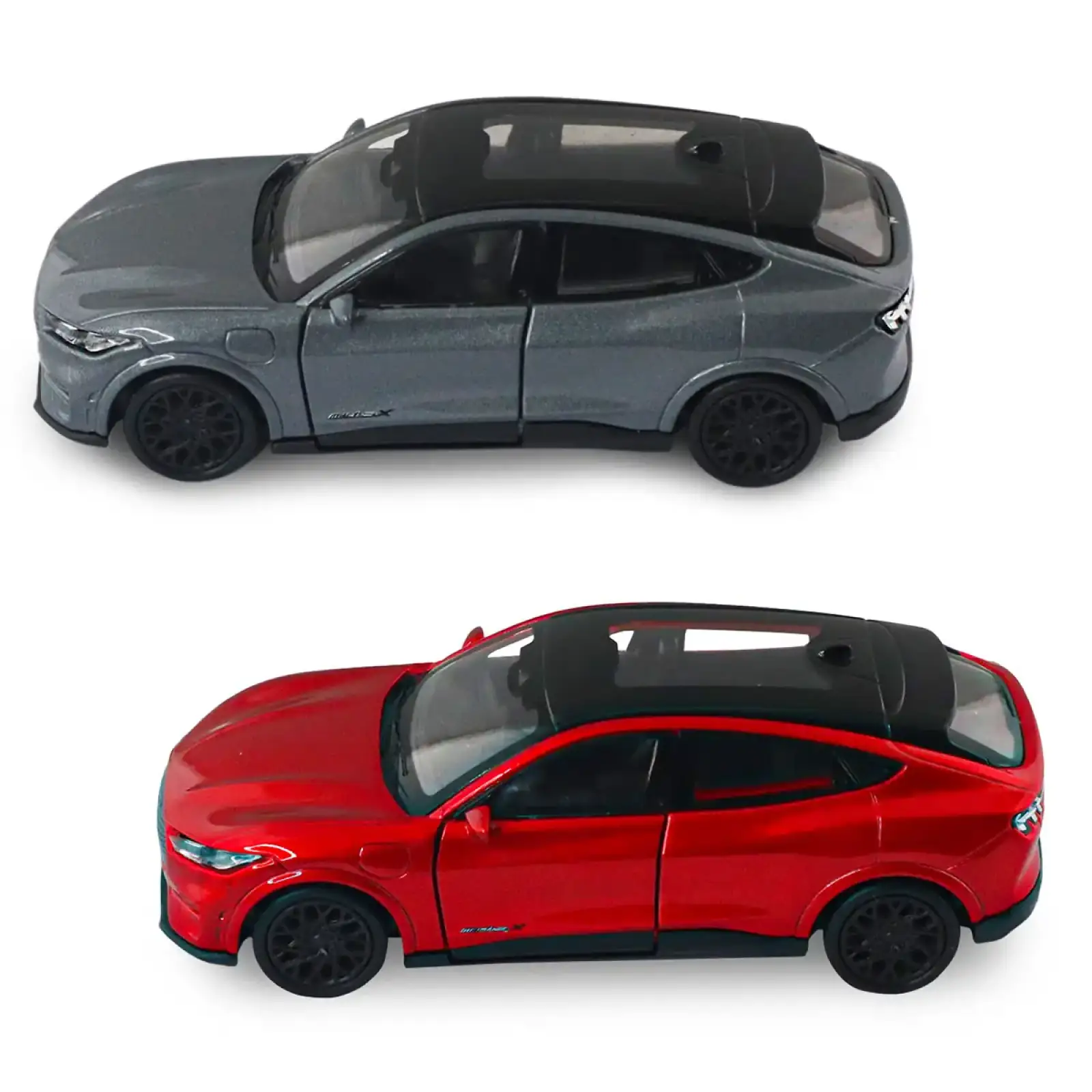 Автомодель FORD MUSTANG MACH-E GT 2023 (красный, серебристо-серый) TechnoDrive (250387W)