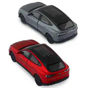 Автомодель FORD MUSTANG MACH-E GT 2023 (красный, серебристо-серый) TechnoDrive (250387W)