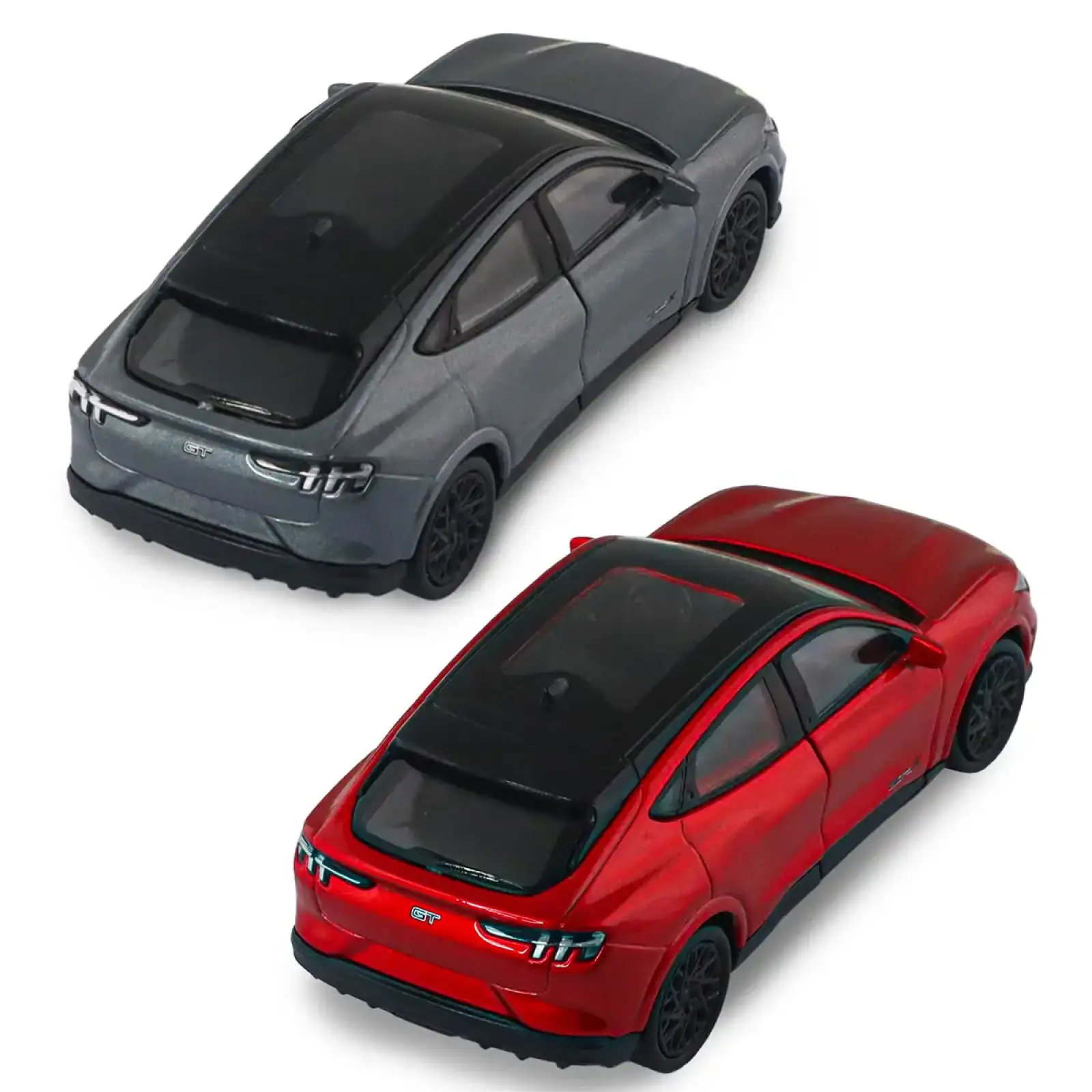 Автомодель FORD MUSTANG MACH-E GT 2023 (красный, серебристо-серый) TechnoDrive (250387W)